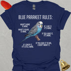 Blue Parakeet Rules T-Shirt