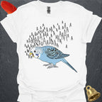 Blue Parakeet Scream T-Shirt