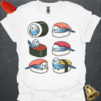 Blue Parakeet Sushi T-Shirt