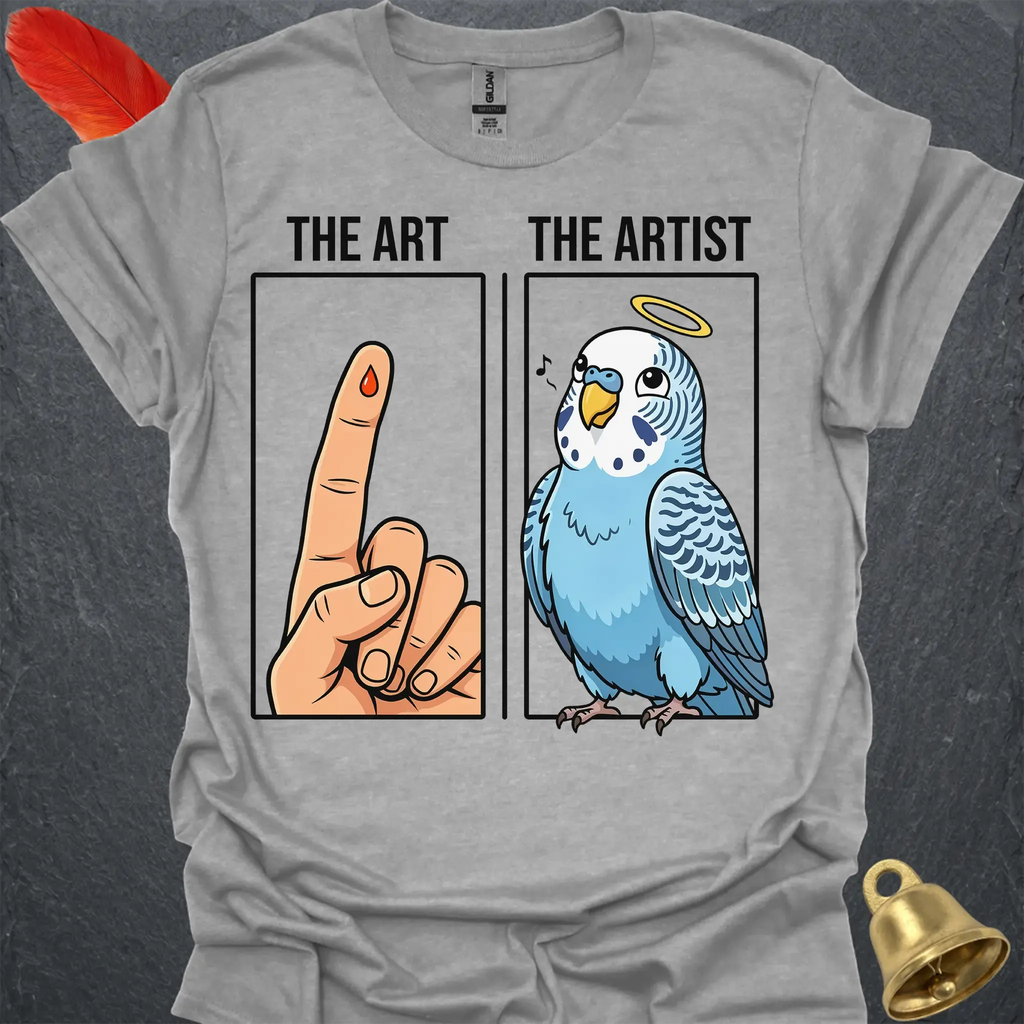 Blue Parakeet The Artist T-Shirt
