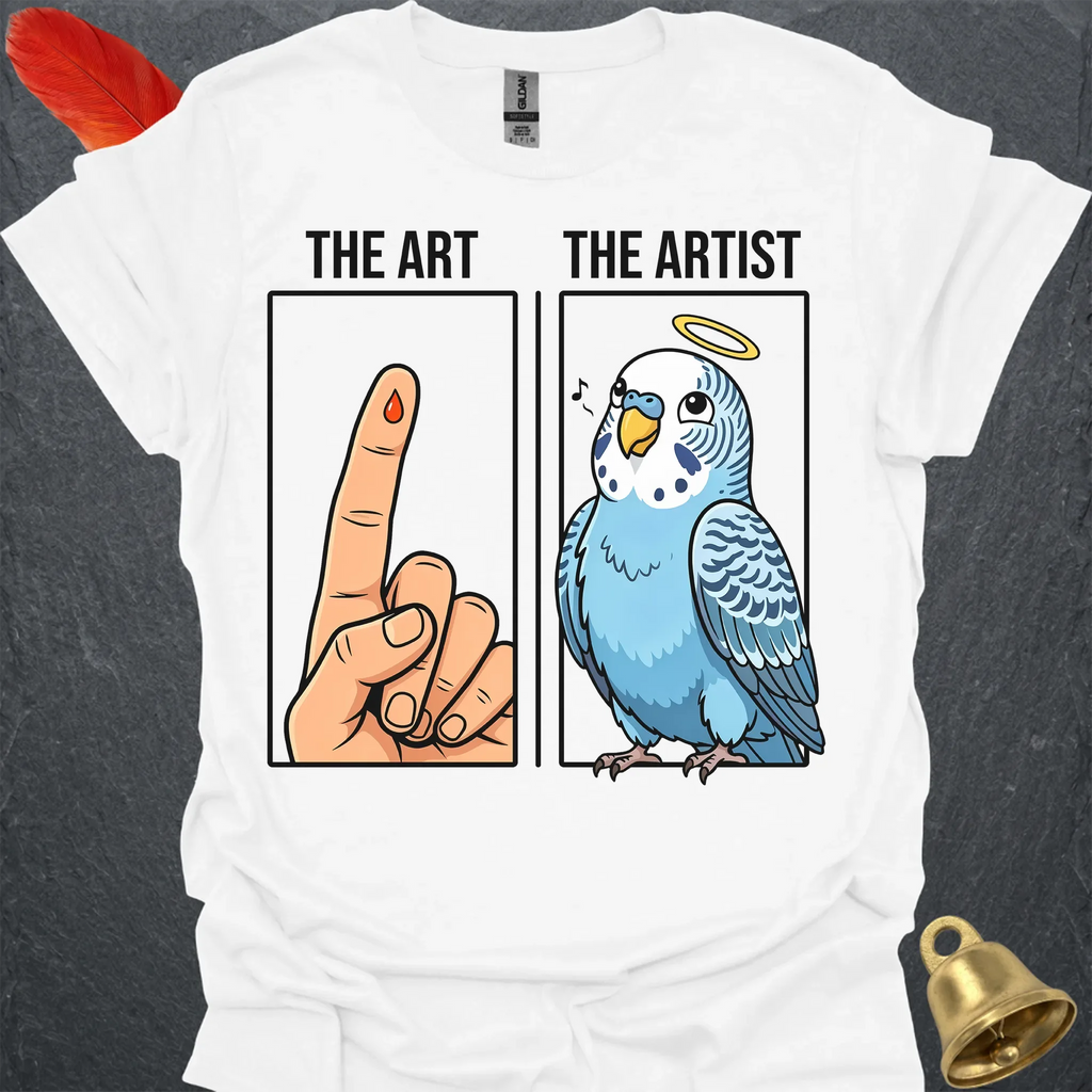 Blue Parakeet The Artist T-Shirt