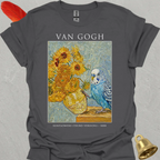 Blue Parakeet Van Gogh T-Shirt