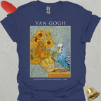 Blue Parakeet Van Gogh T-Shirt