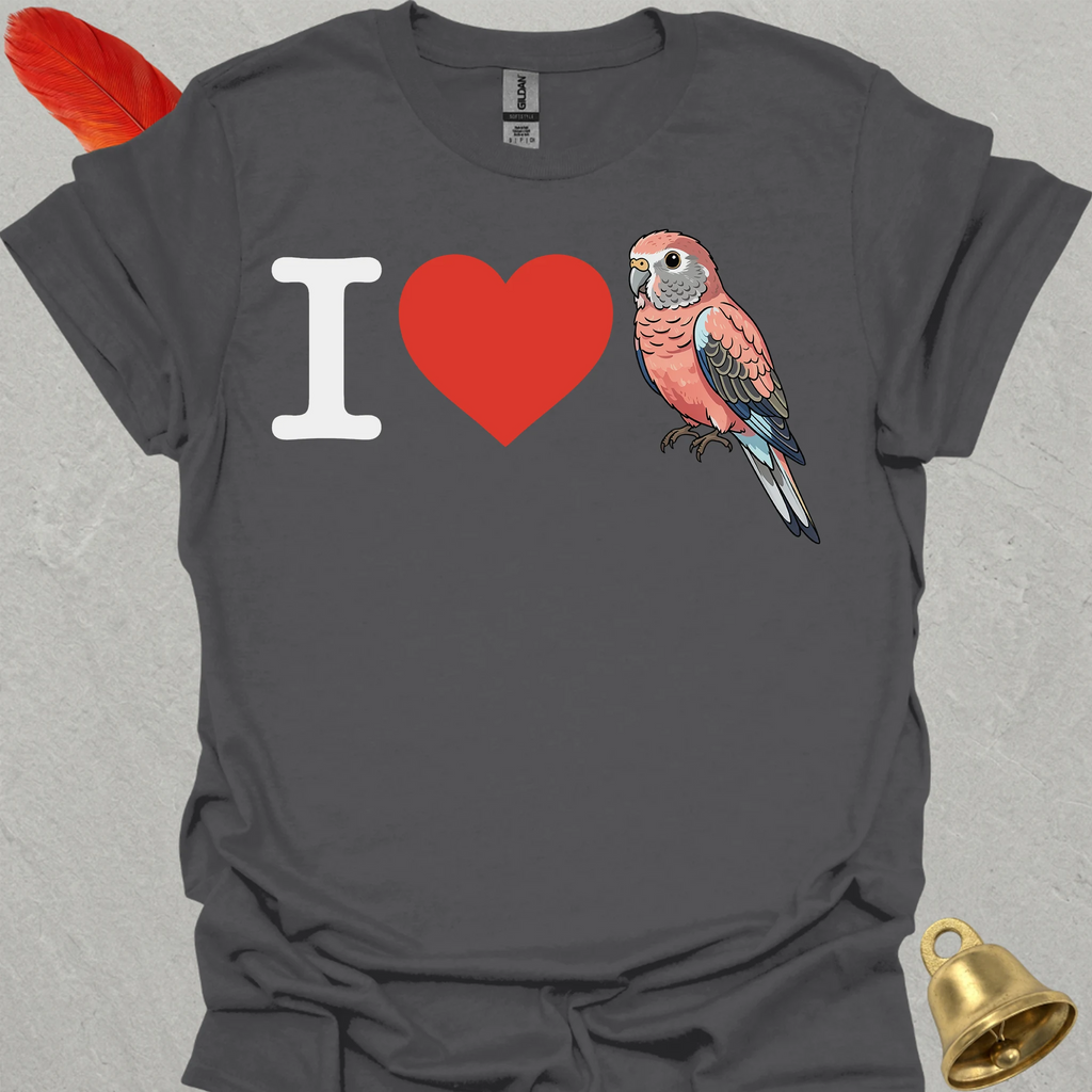 I Love Bourkes Parakeet T-Shirt