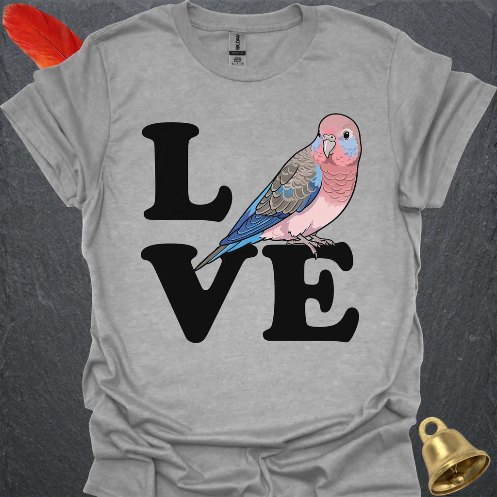 Bourkes Parakeet Bird Love T-Shirt