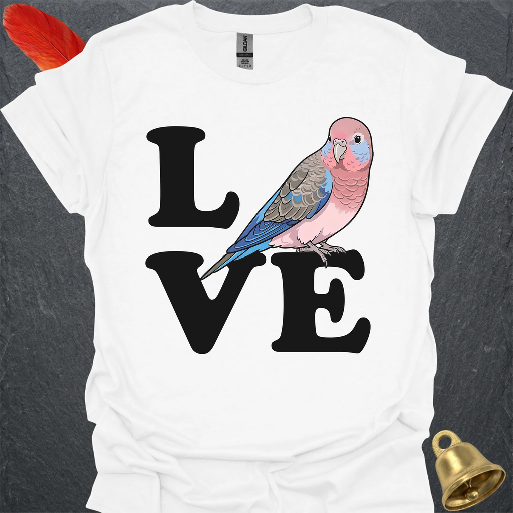 Bourkes Parakeet Bird Love T-Shirt