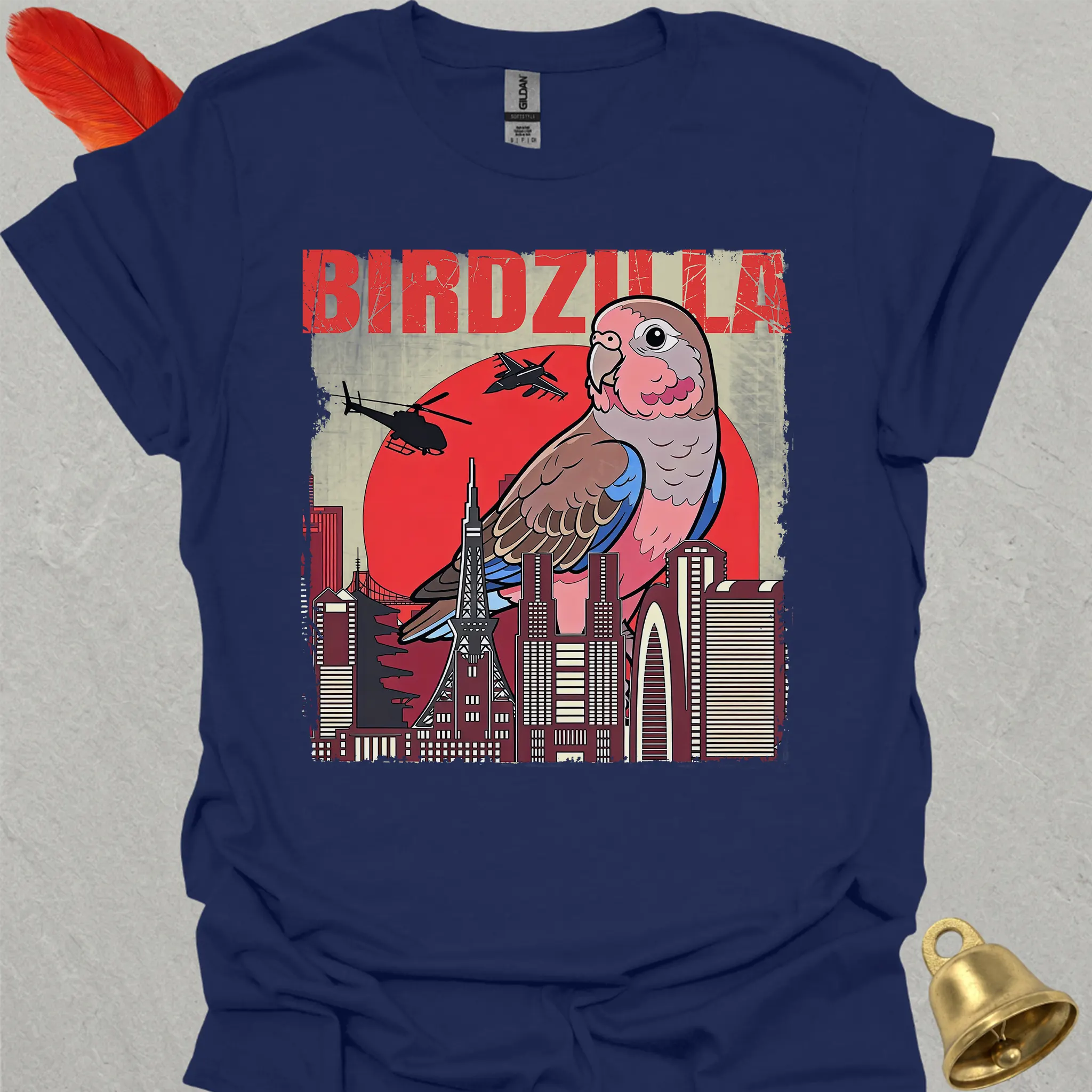 Bourkes Parakeet Birdzilla T-Shirt