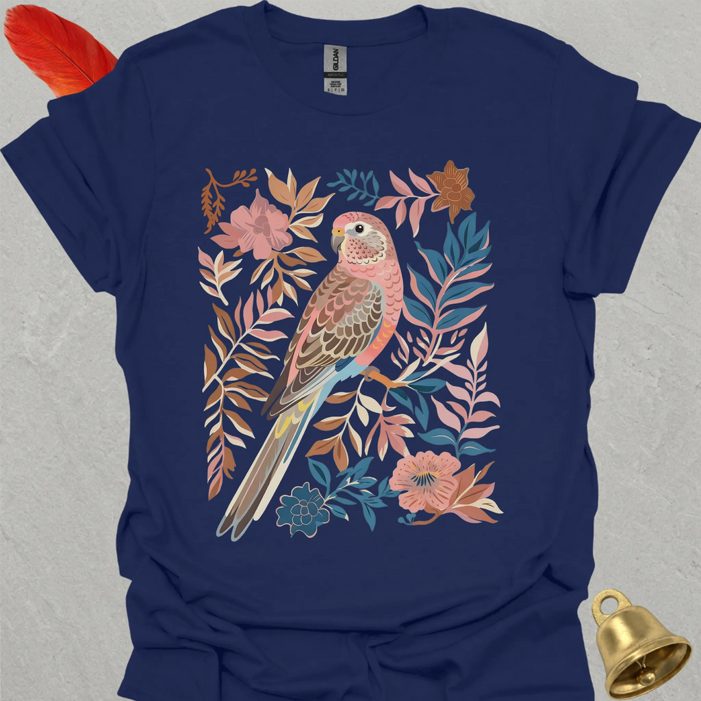 Bourkes Parakeet Boho Flower T-Shirt