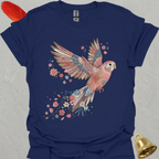 Bourkes Parakeet Flying Flower T-Shirt