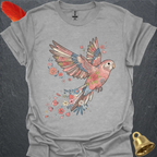 Bourkes Parakeet Flying Flower T-Shirt