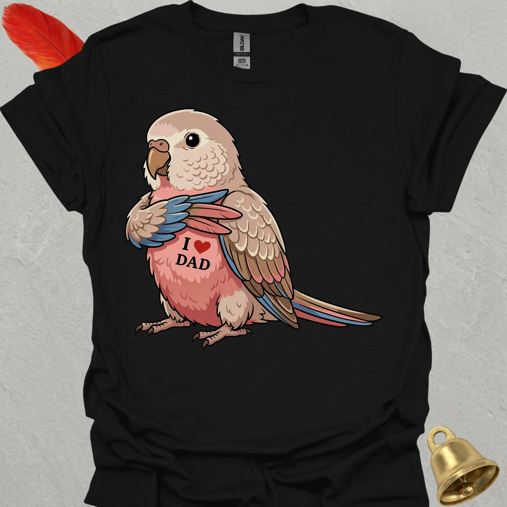 Bourkes Parakeet I Love Dad T-Shirt