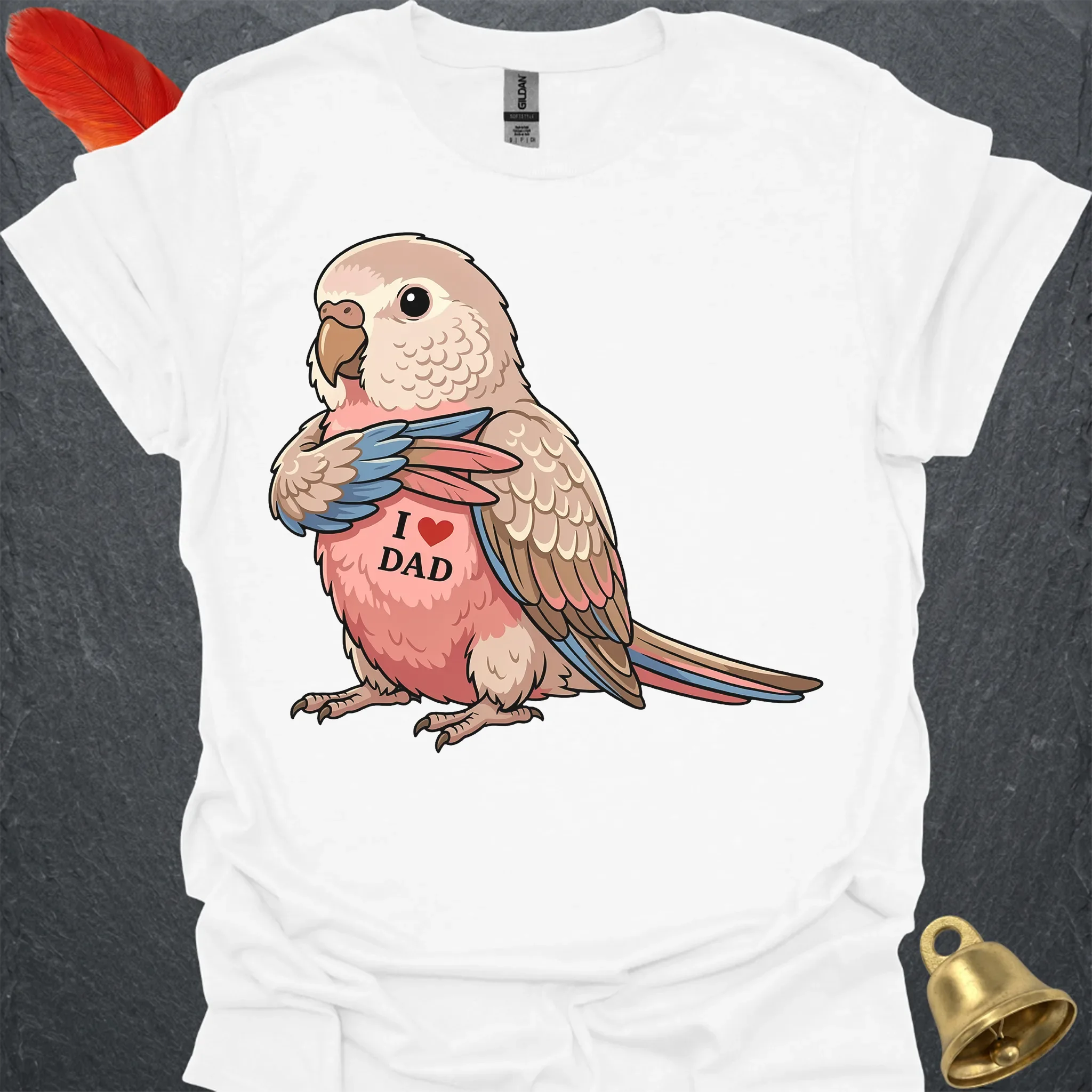 Bourkes Parakeet I Love Dad T-Shirt