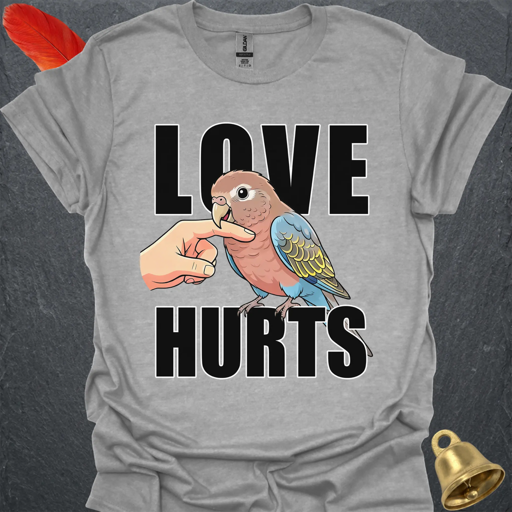Bourkes Parakeet Love Hurts T-Shirt