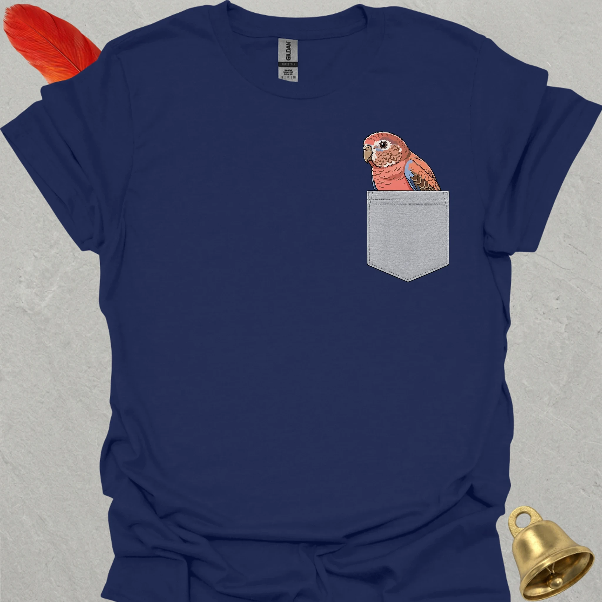 Bourkes Parakeet Pocket T-Shirt