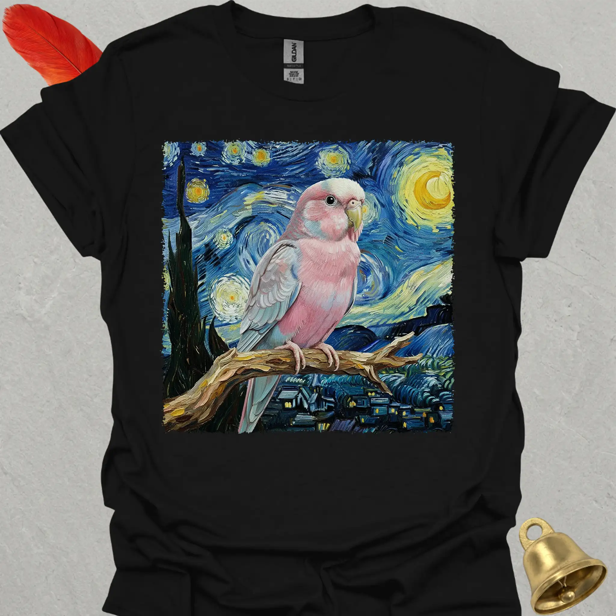Bourkes Parakeet Starry Night T-Shirt