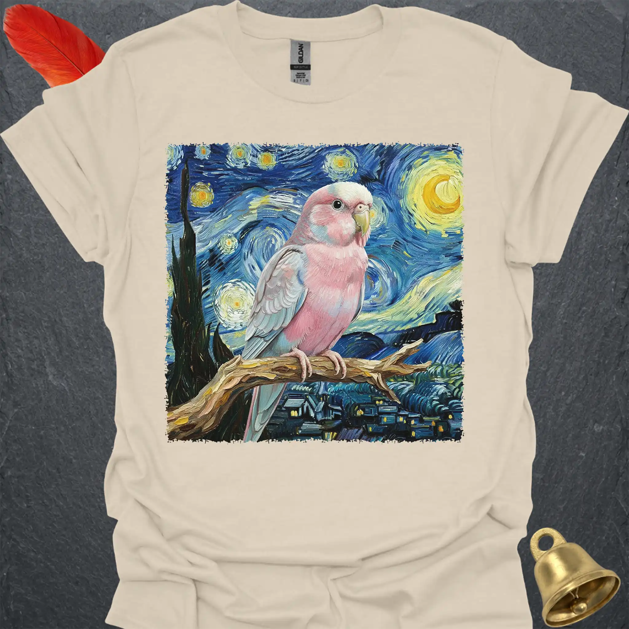 Bourkes Parakeet Starry Night T-Shirt