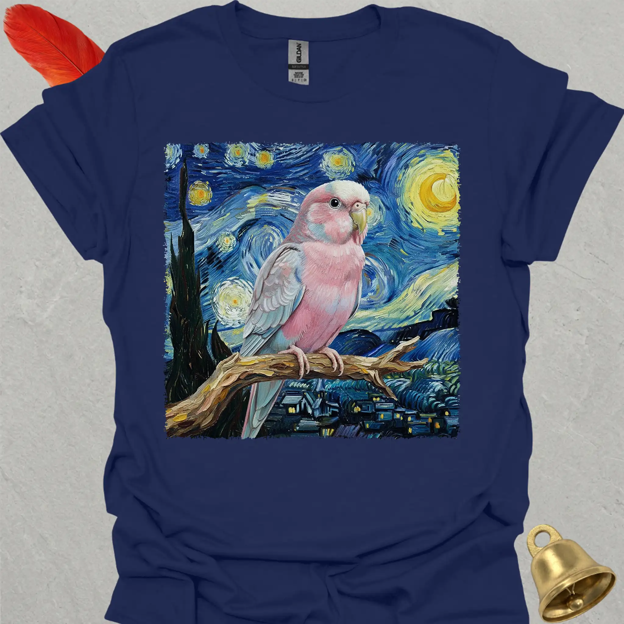 Bourkes Parakeet Starry Night T-Shirt