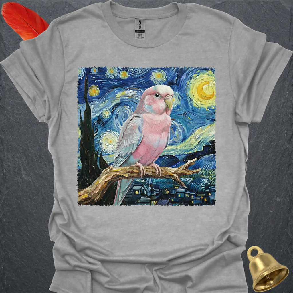 Bourkes Parakeet Starry Night T-Shirt