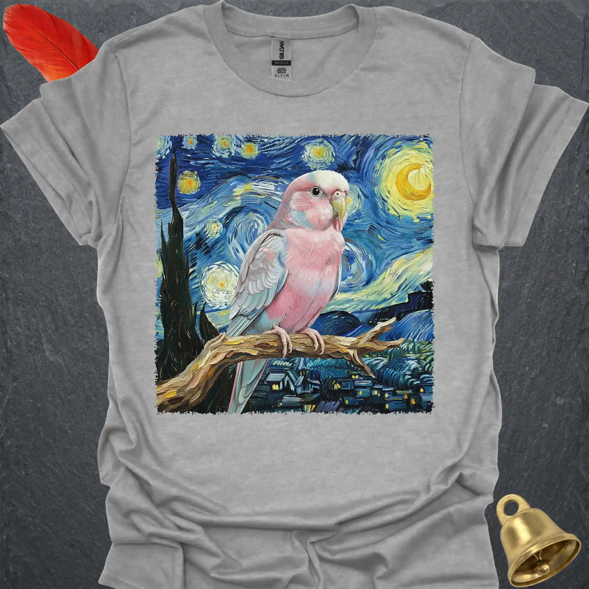 Bourkes Parakeet Starry Night T-Shirt