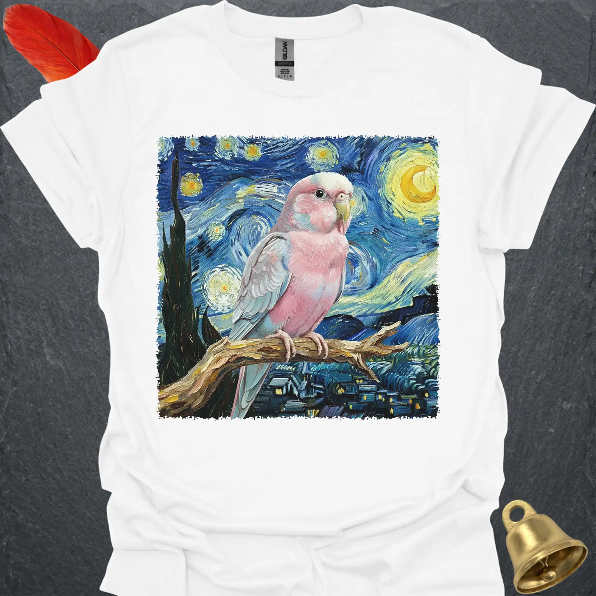 Bourkes Parakeet Starry Night T-Shirt