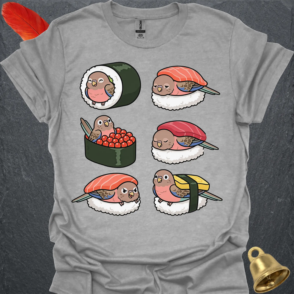 Bourkes Parakeet Sushi T-Shirt