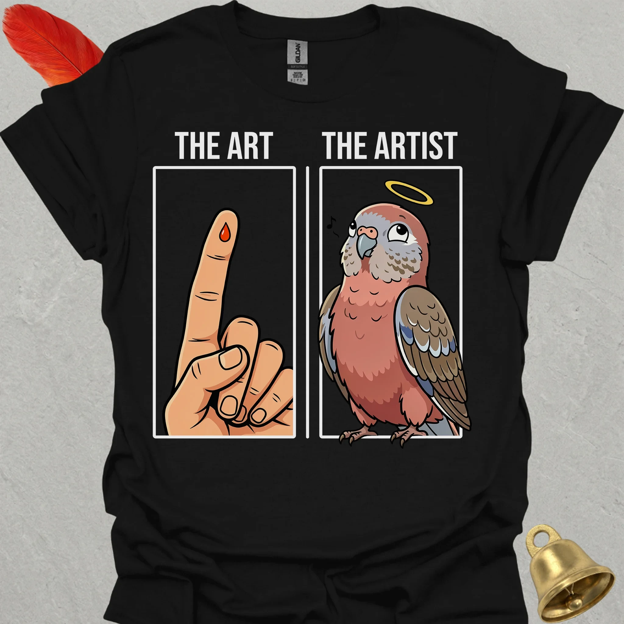 Bourkes Parakeet The Artist T-Shirt