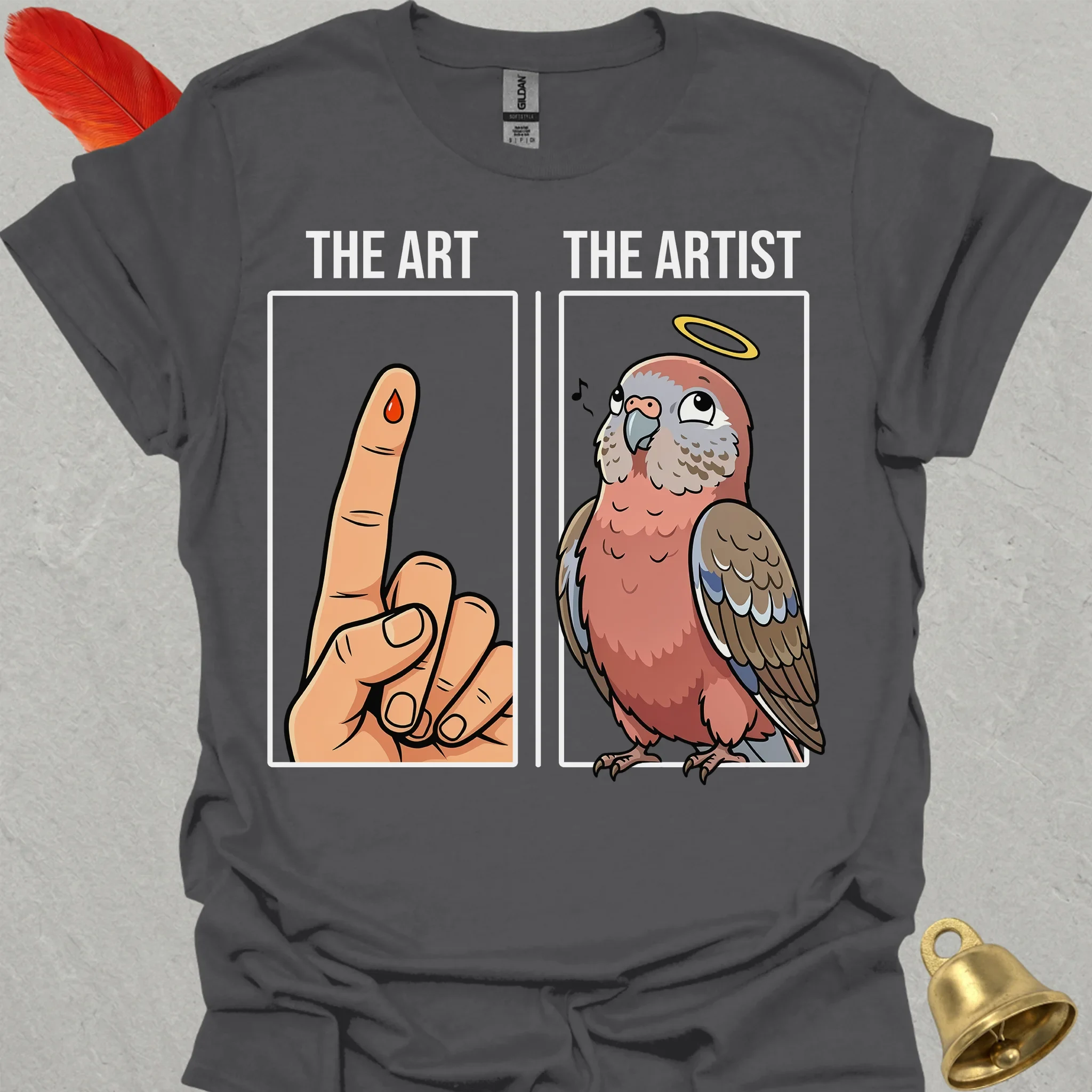 Bourkes Parakeet The Artist T-Shirt