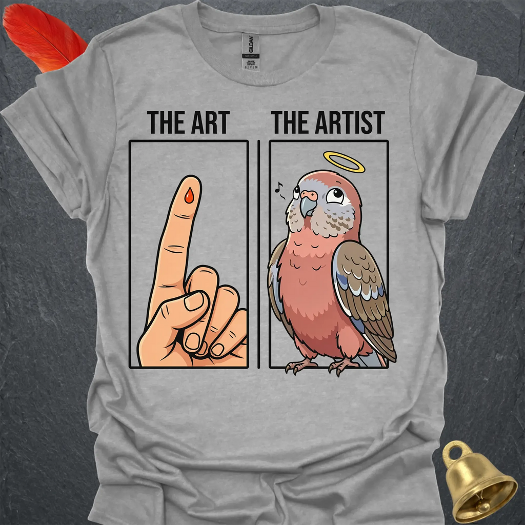 Bourkes Parakeet The Artist T-Shirt