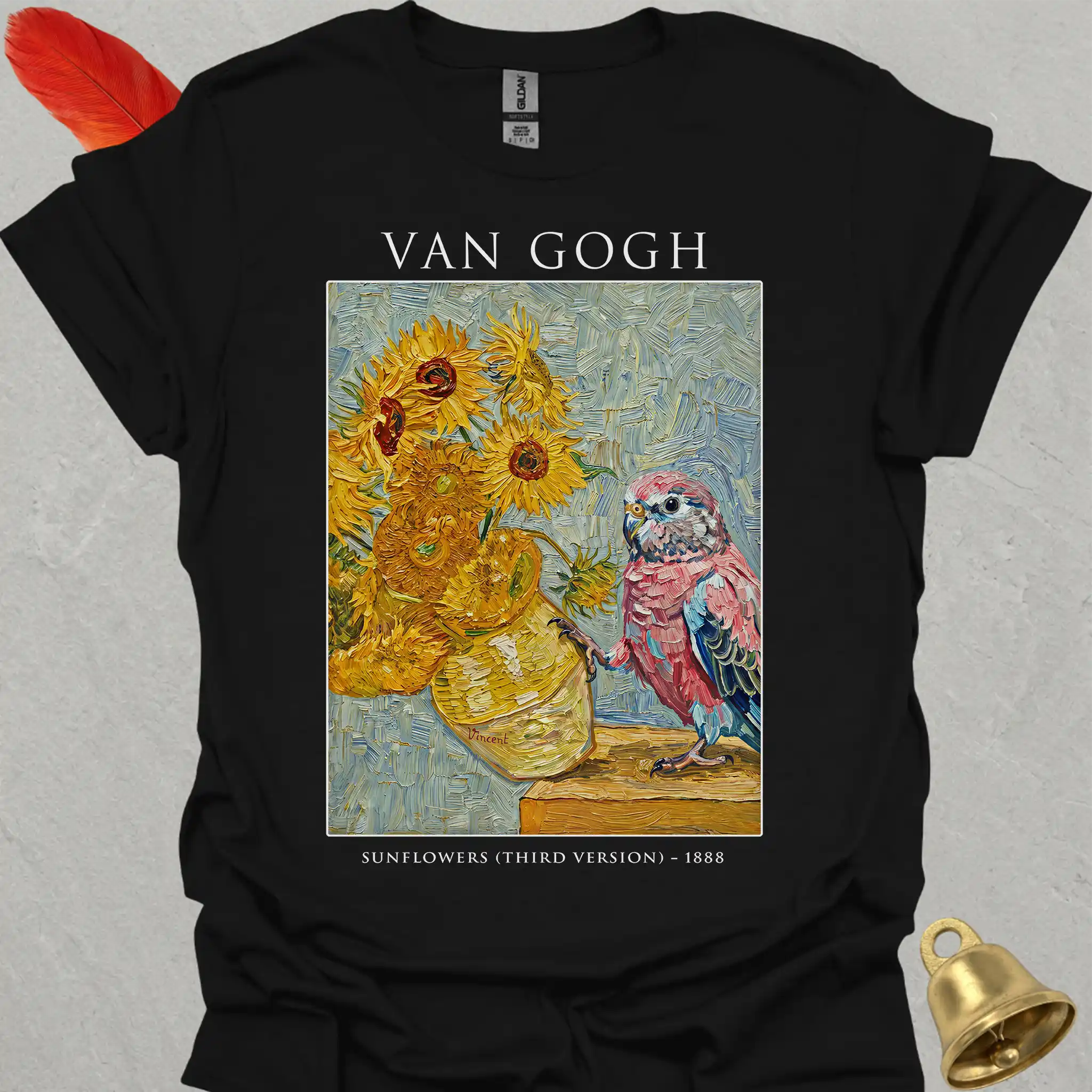 Bourkes Parakeet Van Gogh T-Shirt
