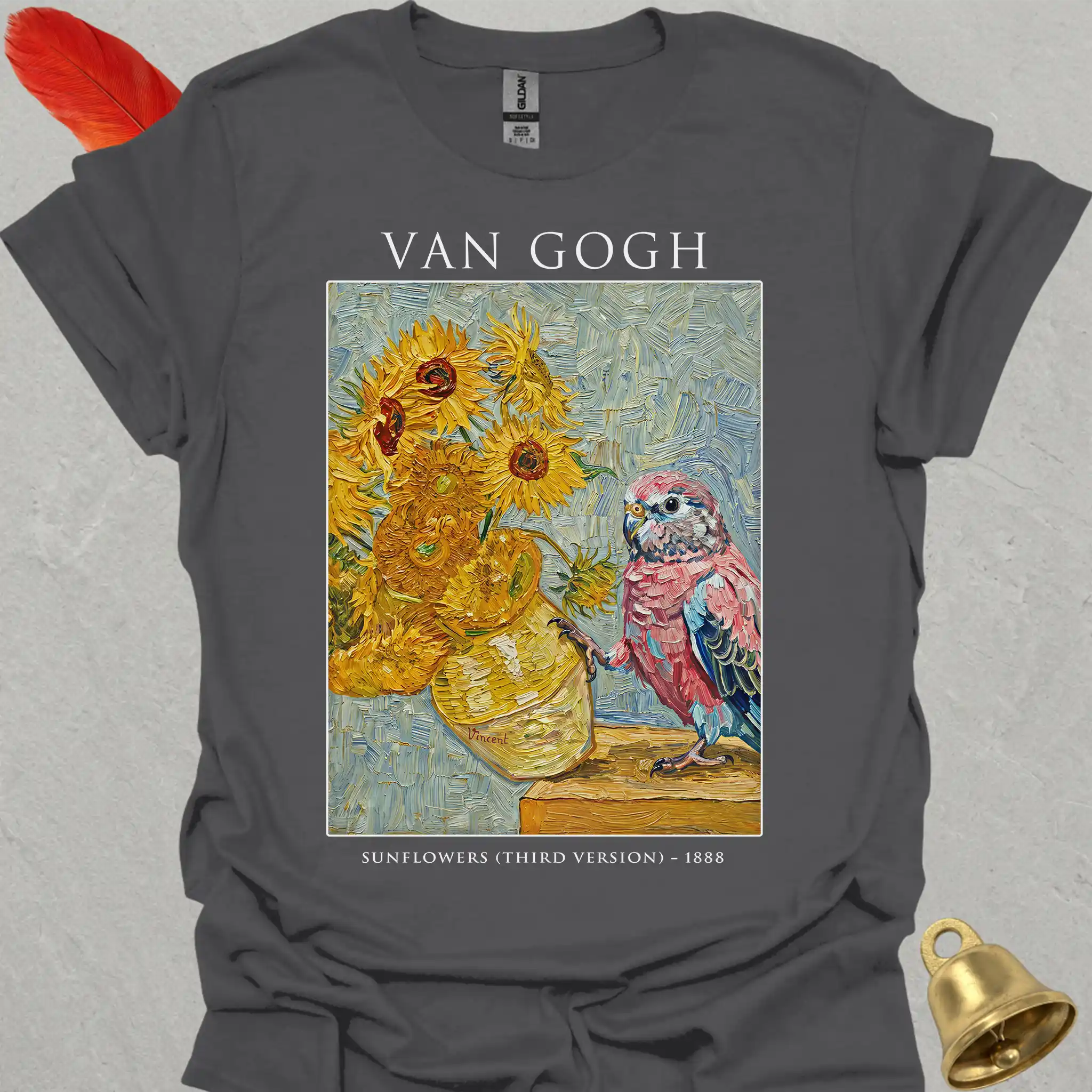 Bourkes Parakeet Van Gogh T-Shirt