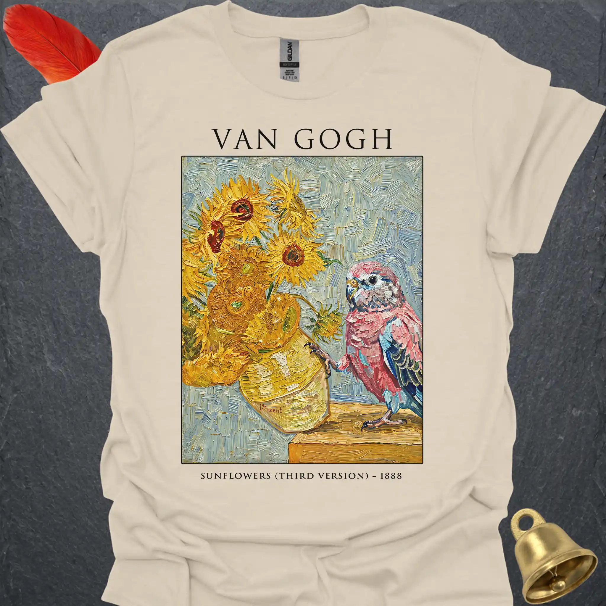 Bourkes Parakeet Van Gogh T-Shirt