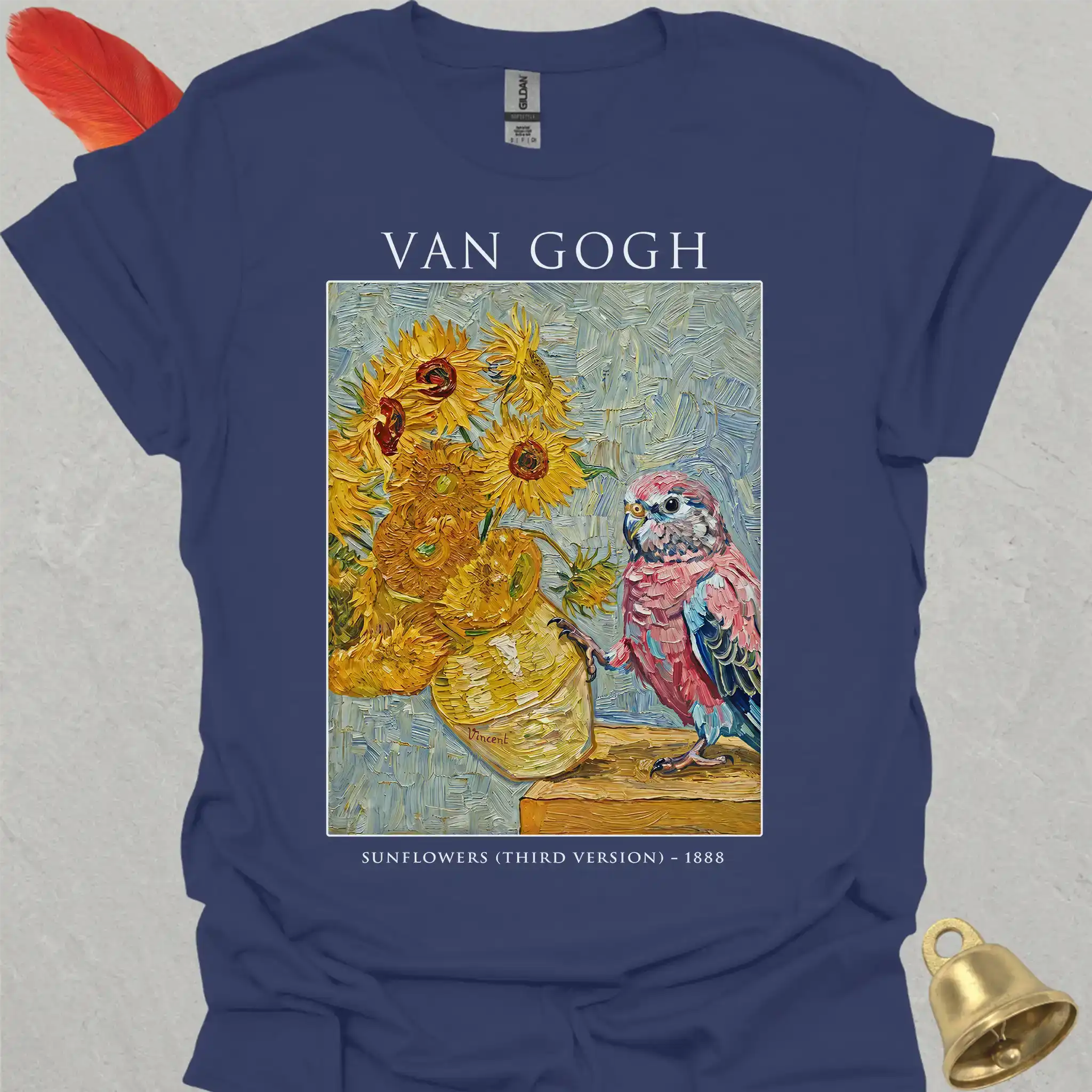 Bourkes Parakeet Van Gogh T-Shirt