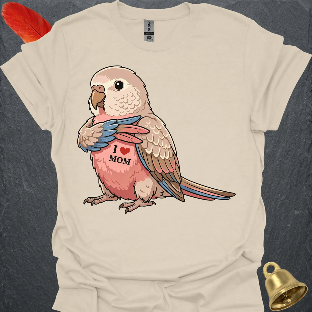 Bourkes Parakeet I Love Mom T-Shirt