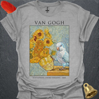 Blue Opaline Quaker Parrot Van Gogh T-Shirt