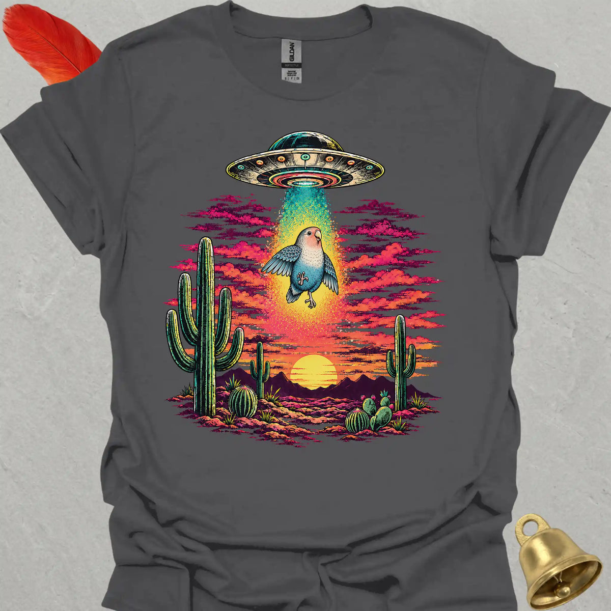 Dutch Blue Lovebird Abduction T-Shirt