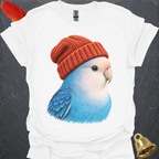 Dutch Blue Lovebird Beanie T-Shirt