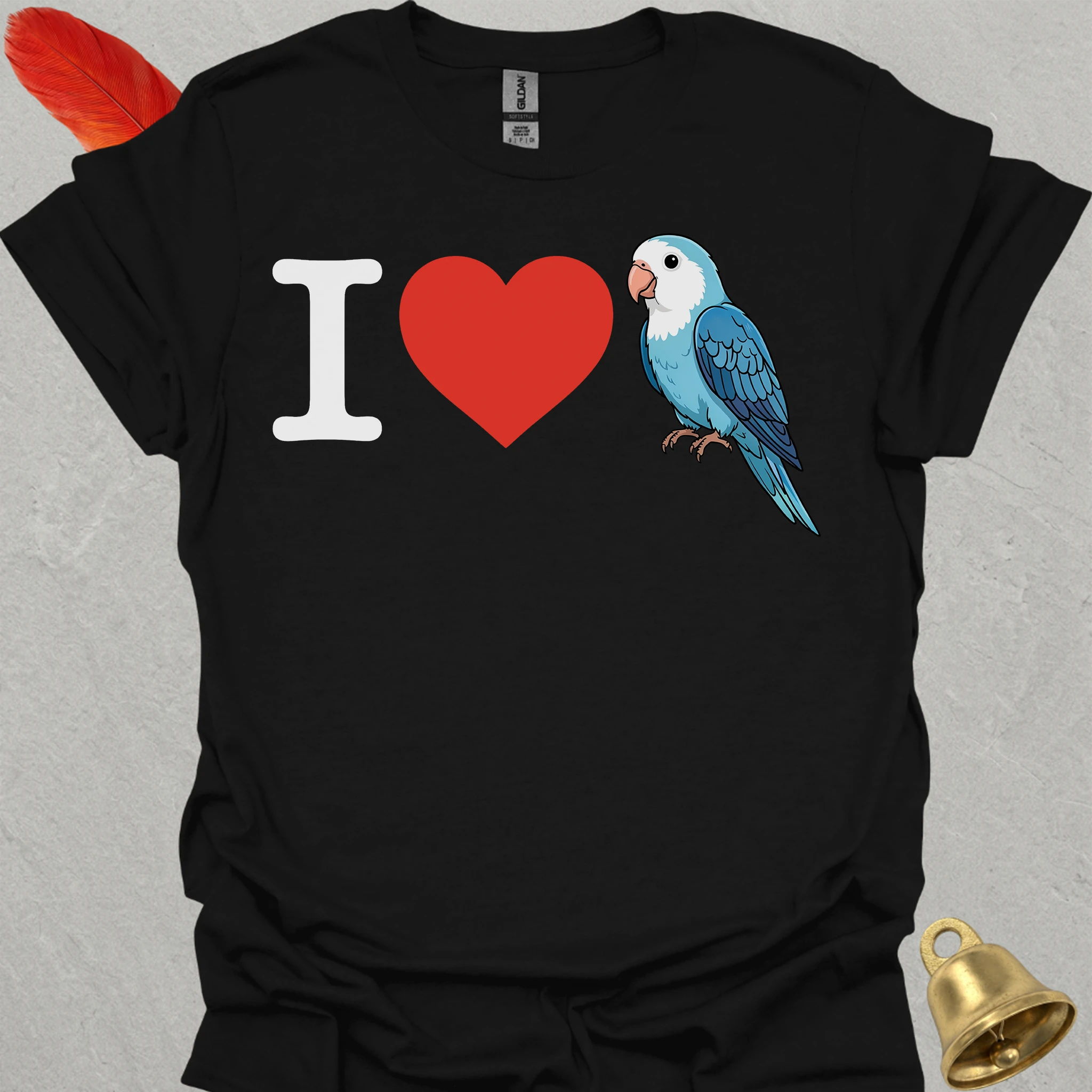 I Love Dutch Blue Lovebird T-Shirt