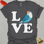 Dutch Blue Lovebird Bird Love T-Shirt