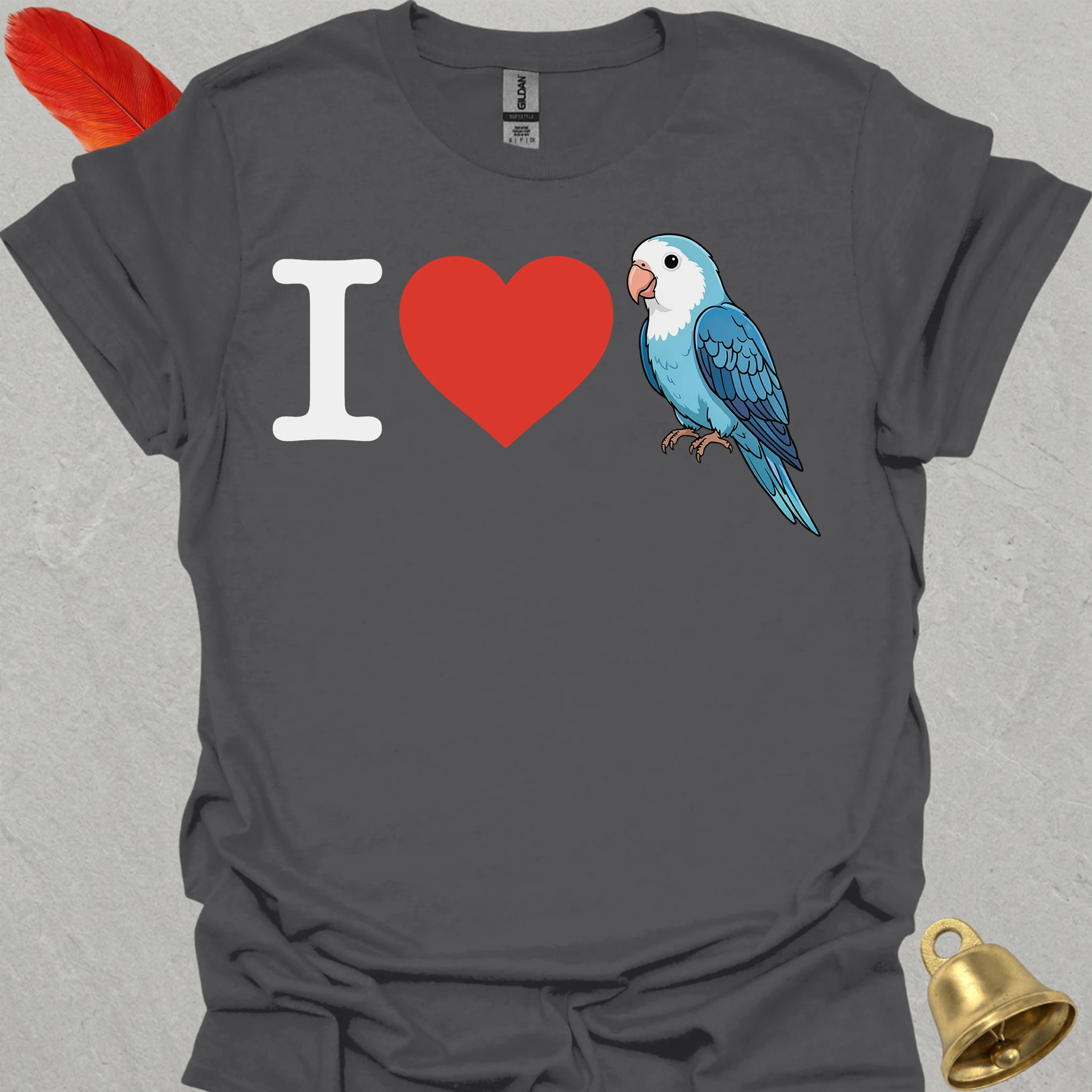 I Love Dutch Blue Lovebird T-Shirt
