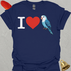 I Love Dutch Blue Lovebird T-Shirt