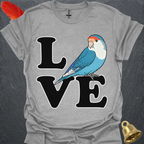 Dutch Blue Lovebird Bird Love T-Shirt