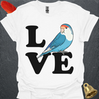 Dutch Blue Lovebird Bird Love T-Shirt