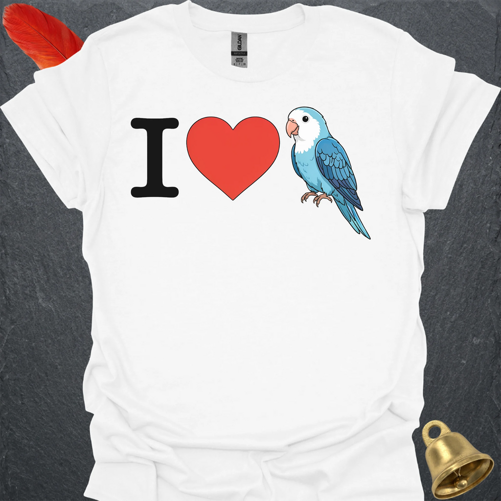 I Love Dutch Blue Lovebird T-Shirt