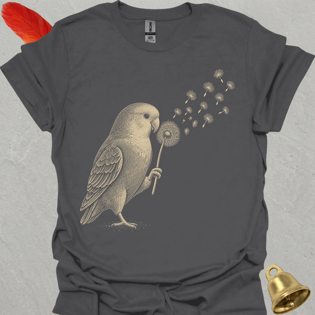 Dutch Blue Lovebird Blowing Wishes T-Shirt