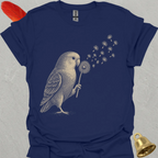 Dutch Blue Lovebird Blowing Wishes T-Shirt