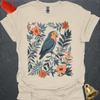 Dutch Blue Lovebird Boho Flower T-Shirt
