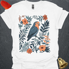 Dutch Blue Lovebird Boho Flower T-Shirt
