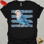 Dutch Blue Lovebird Brush T-Shirt