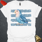 Dutch Blue Lovebird Brush T-Shirt