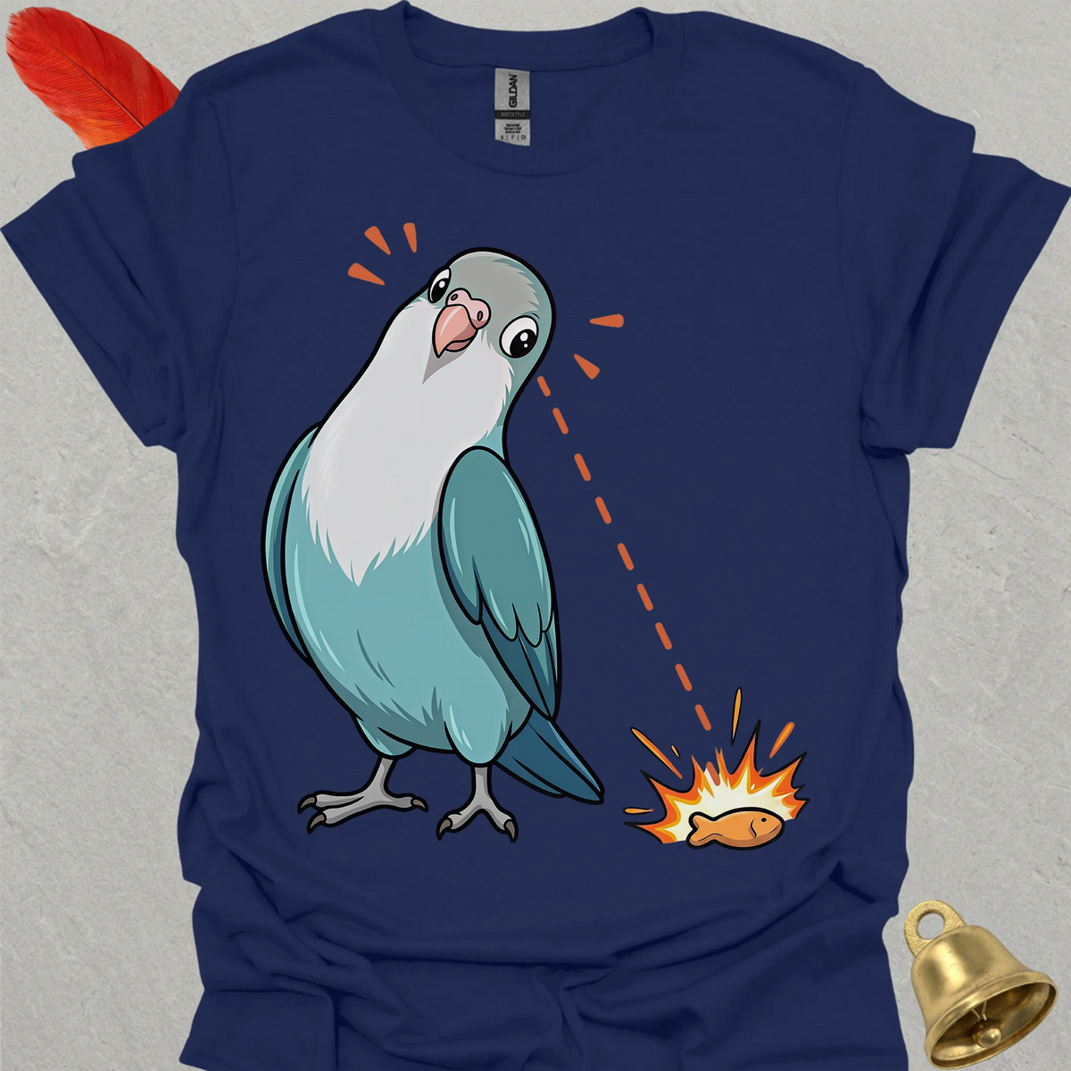 Dutch Blue Lovebird Eye on Prize T-Shirt